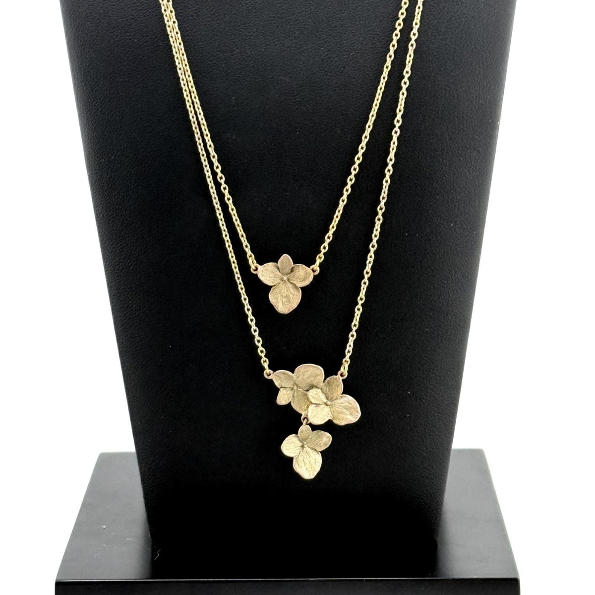 Michael Michaud Hydrangea Double Layer Pendant Necklace - Sarasotabydesign
