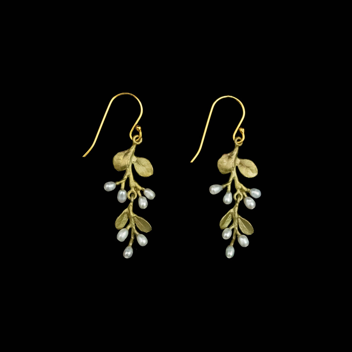 Michael Michaud Japanese Firethorn Wire Earrings - Sarasotabydesign