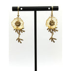 Michael Michaud Mum Dangle Wire Earrings - Sarasotabydesign