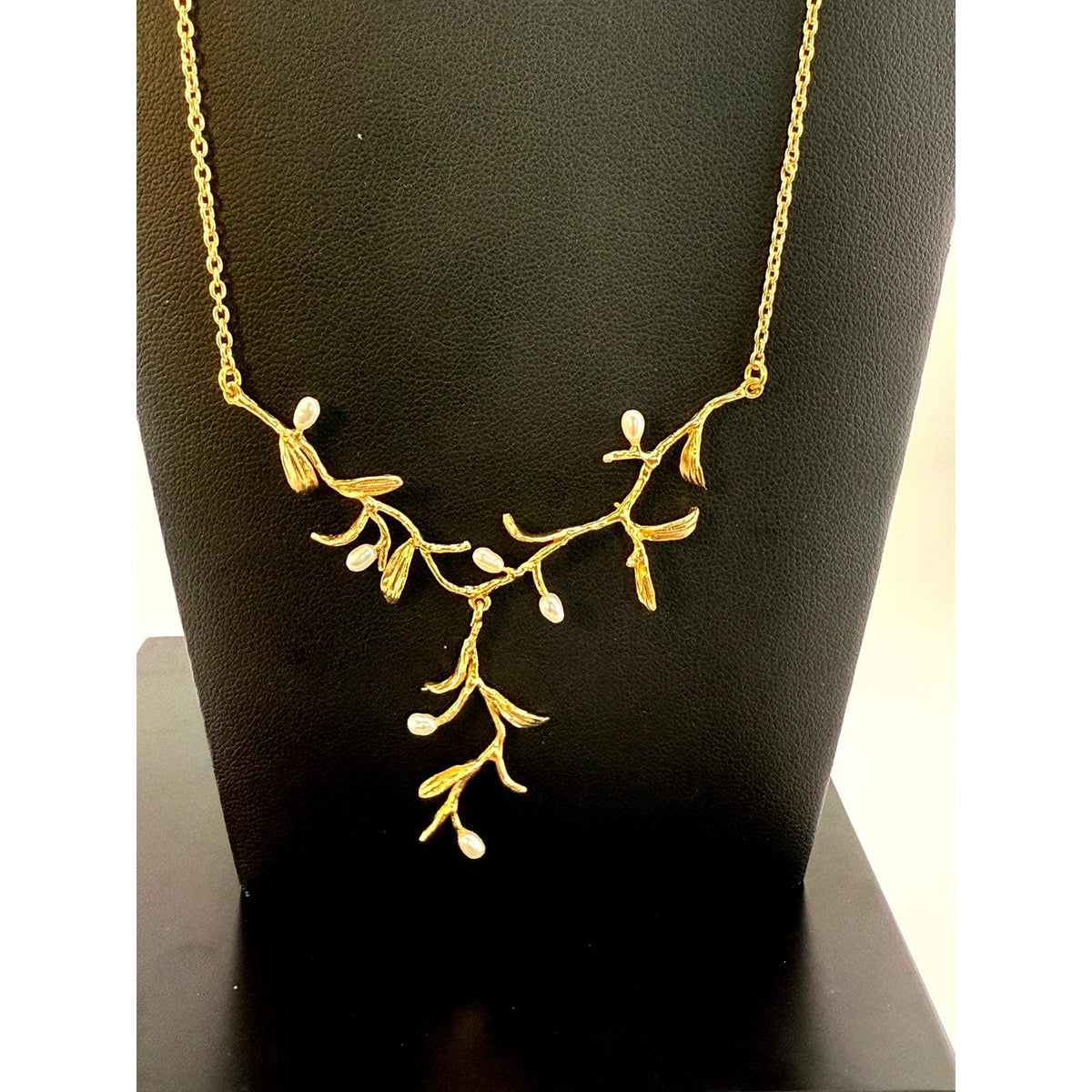 Michael Michaud Night Willow Gold Pendant Necklace - Sarasotabydesign