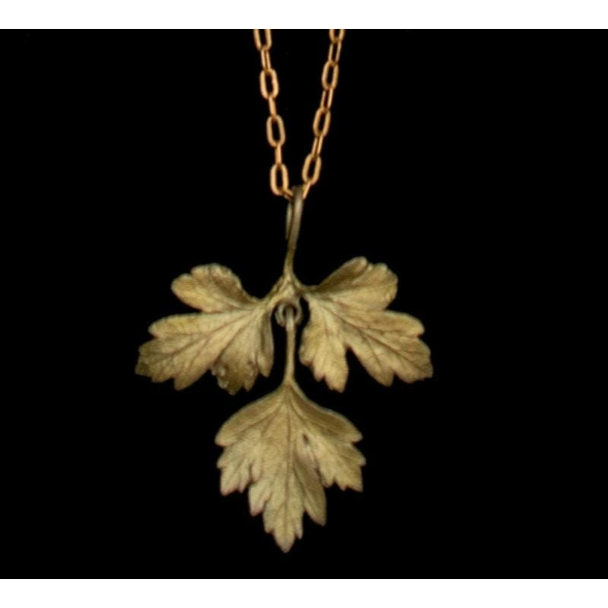 Michael Michaud Petite Herb Parsley Pendant Necklace - Sarasotabydesign
