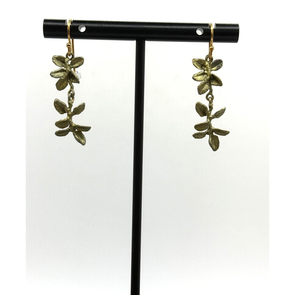 Michael Michaud Petite Herb Thyme Dangle Wire Earrings - Sarasotabydesign