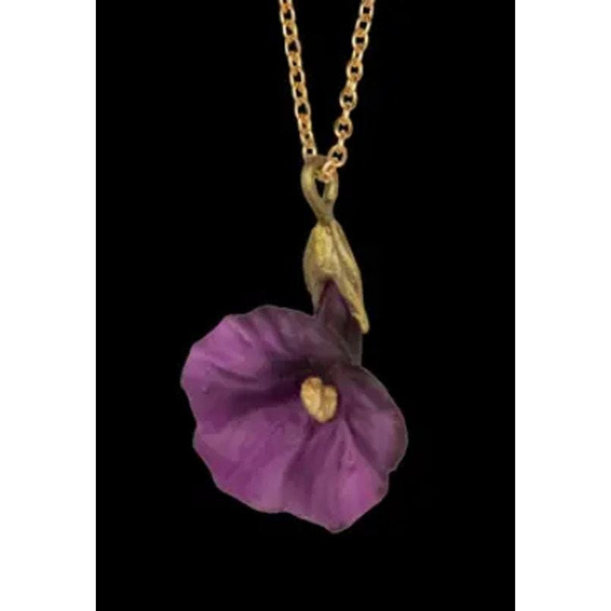 Michael Michaud Petunia 16" Adj. Single-Flower Pendant - Sarasotabydesign