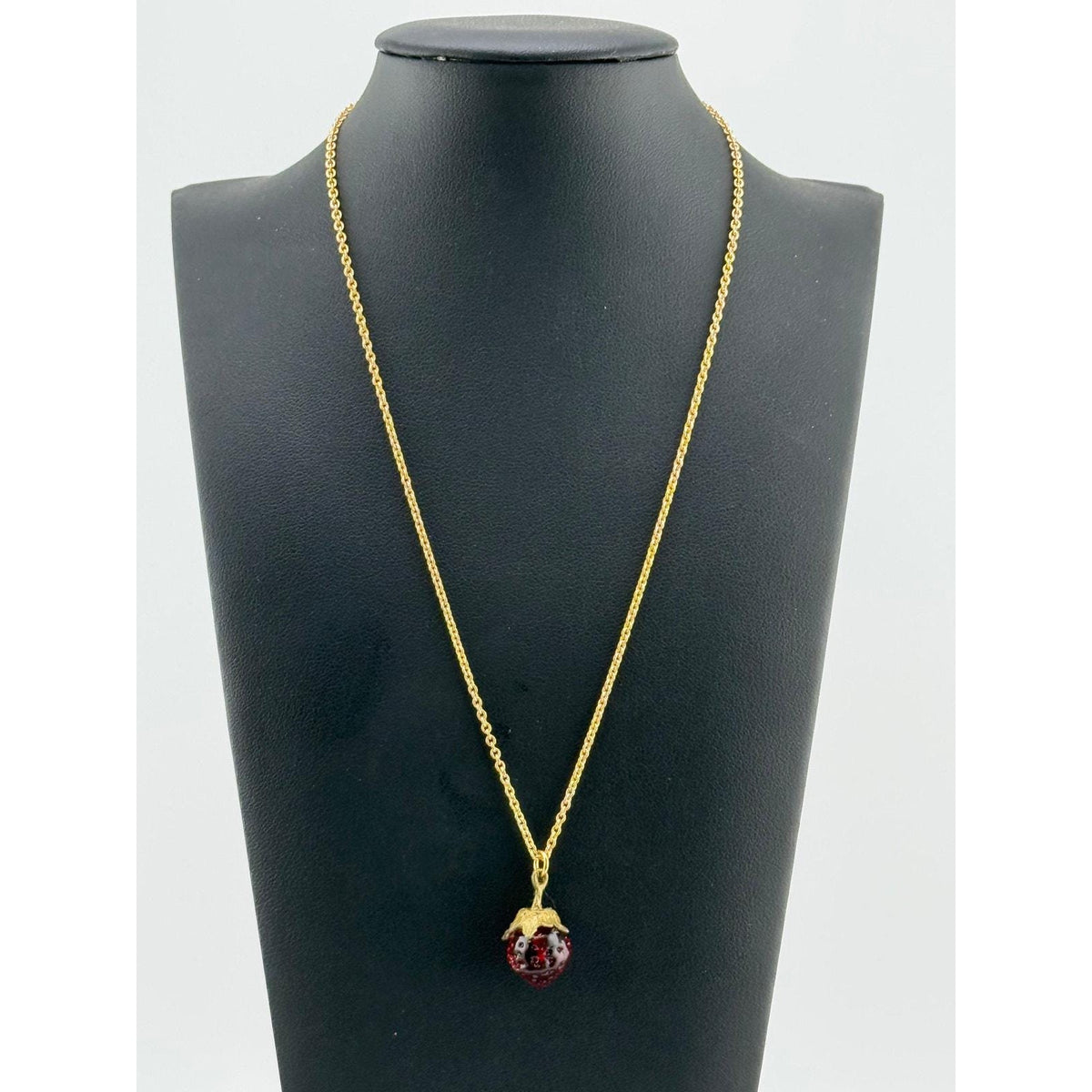 Michael Michaud Strawberry Dainty Pendant Necklace - Sarasotabydesign