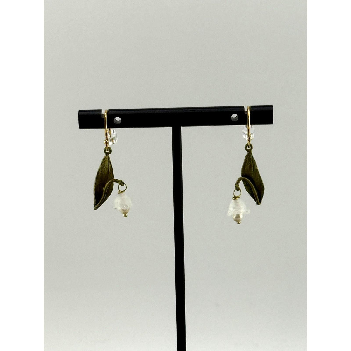 Michael Michaud White Lily of the Valley Wire Earrings - Sarasotabydesign