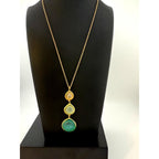 Michael Vincent Michaud 18K Gold Plated Shell Pendant Necklace - Sarasotabydesign