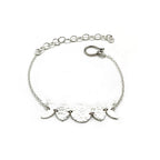 Alison Morse Moon Phase Bracelet in Sterling Silver