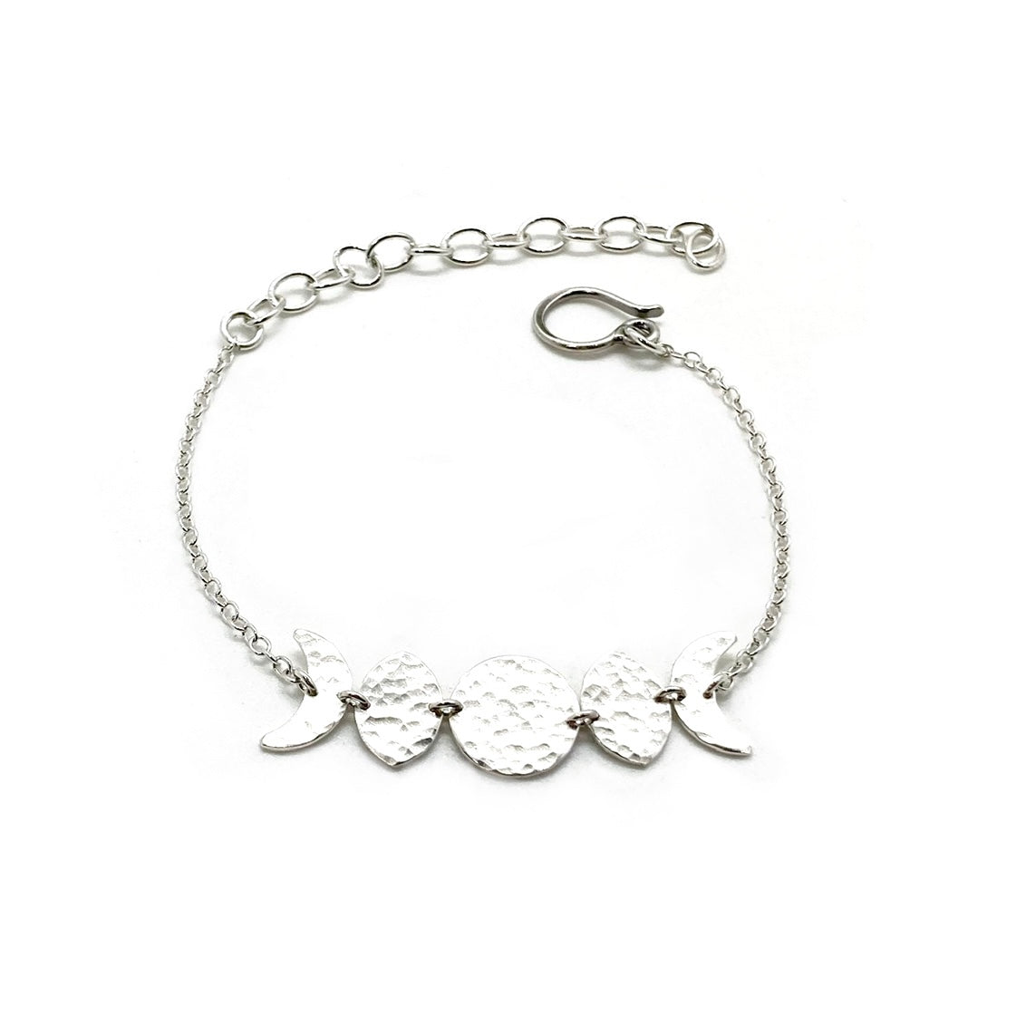 Alison Morse Moon Phase Bracelet in Sterling Silver