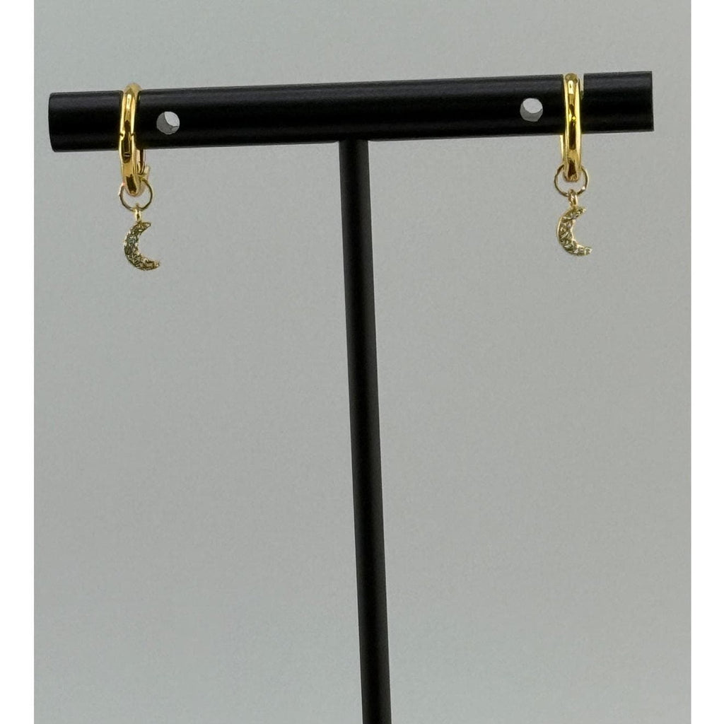 Namaste Handmade Selene Moon Drop Earrings - Sarasotabydesign
