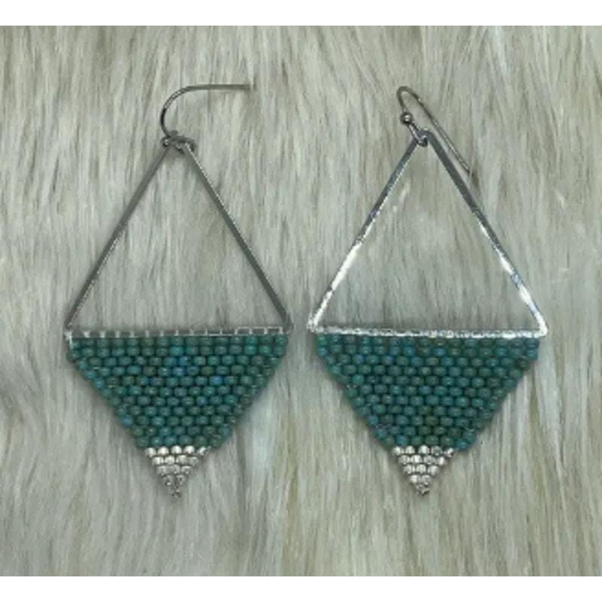 Native American Chippewa Handmade Beaded Earrings - Sarasotabydesign