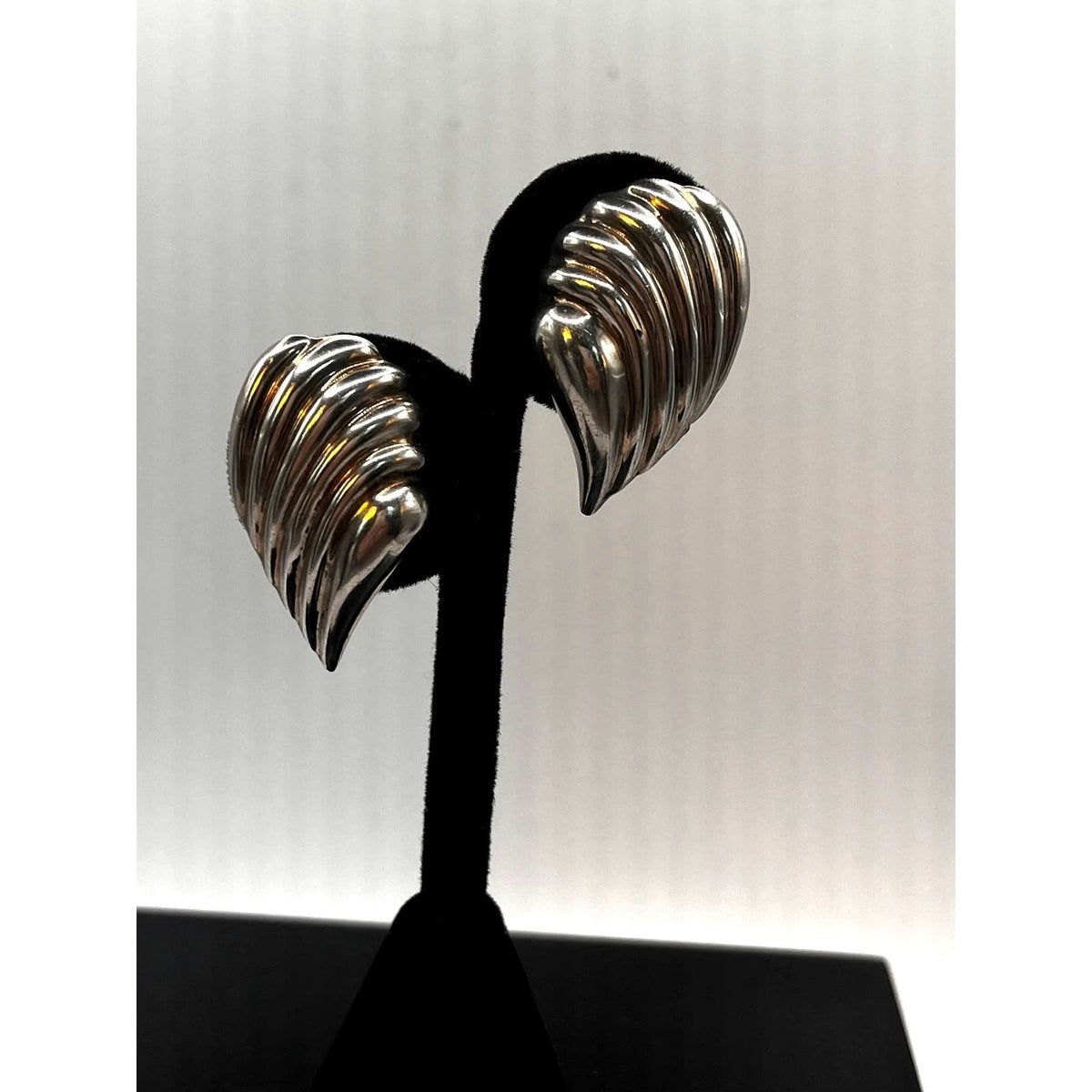 Native American Signed 925 Sterling Silver Earrings