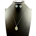 Native American Sterling Silver Turquoise Bear Claw Set - Sarasotabydesign