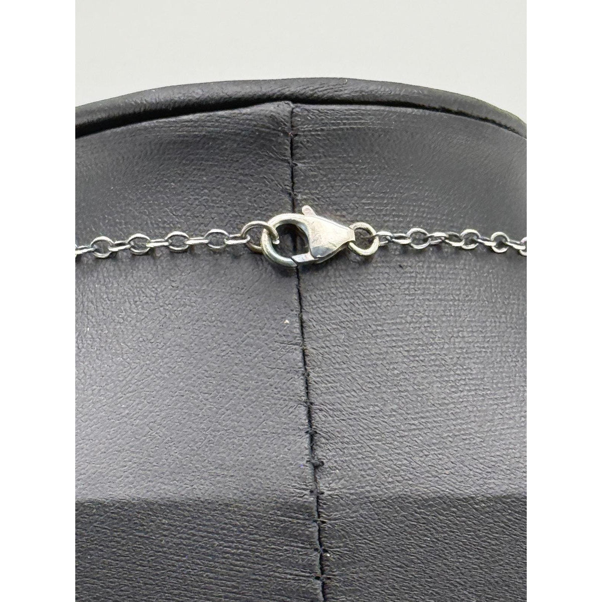 Navajo Donovan Skeets Sterling Silver Kingman Turquoise Bar Pendant Necklace - Sarasotabydesign