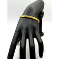 Portuguese Gold Plated Sterling Silver Bangle Bracelet - Sarasotabydesign