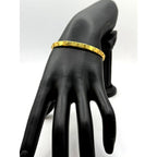 Portuguese Gold Plated Sterling Silver Bangle Bracelet - Sarasotabydesign