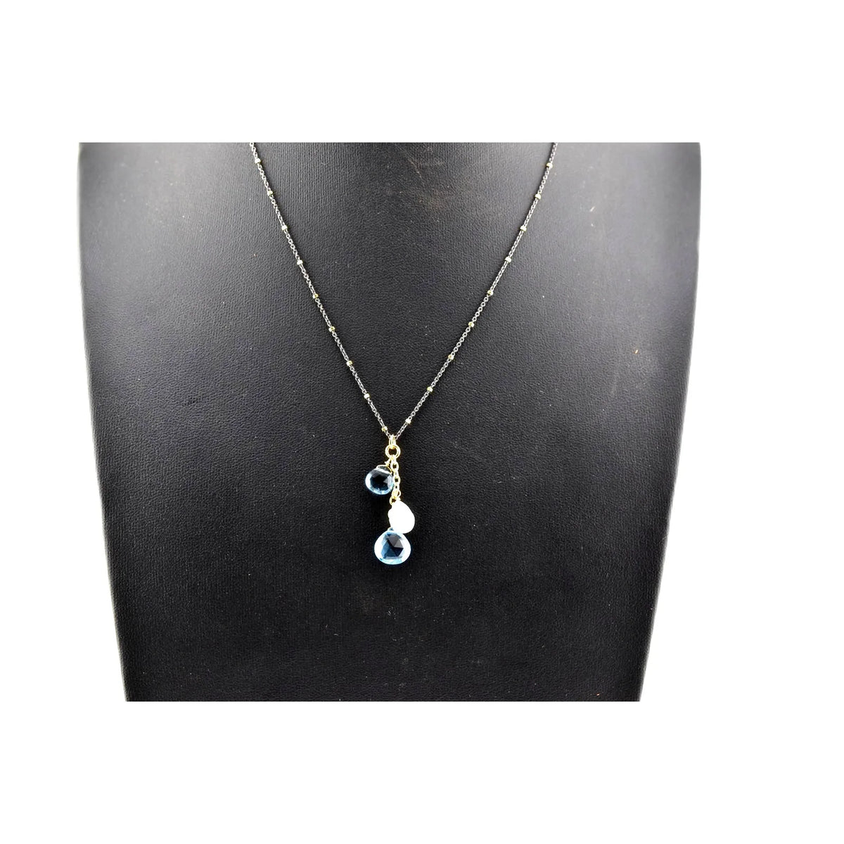 Rachel Reinhardt Moonstone & Quartz Cluster Necklace