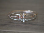 Saressa Designs Herkimer Diamond Caged Bracelet - Sarasotabydesign