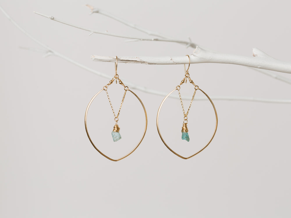 Saressa Designs Iris Hoops ( As Seen On God Friended Me ) - Sarasotabydesign
