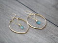 Saressa Designs Iris Hoops ( As Seen On God Friended Me ) - Sarasotabydesign