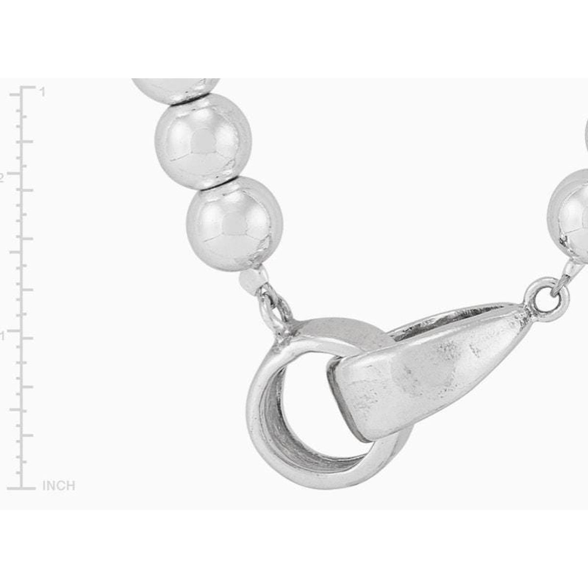 Silpada 'Great Destinations' Silver Hematite Necklace, 18" NIB - Sarasotabydesign