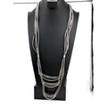 Silpada Grey Suede Luxe Layers Sterling 925 Necklace