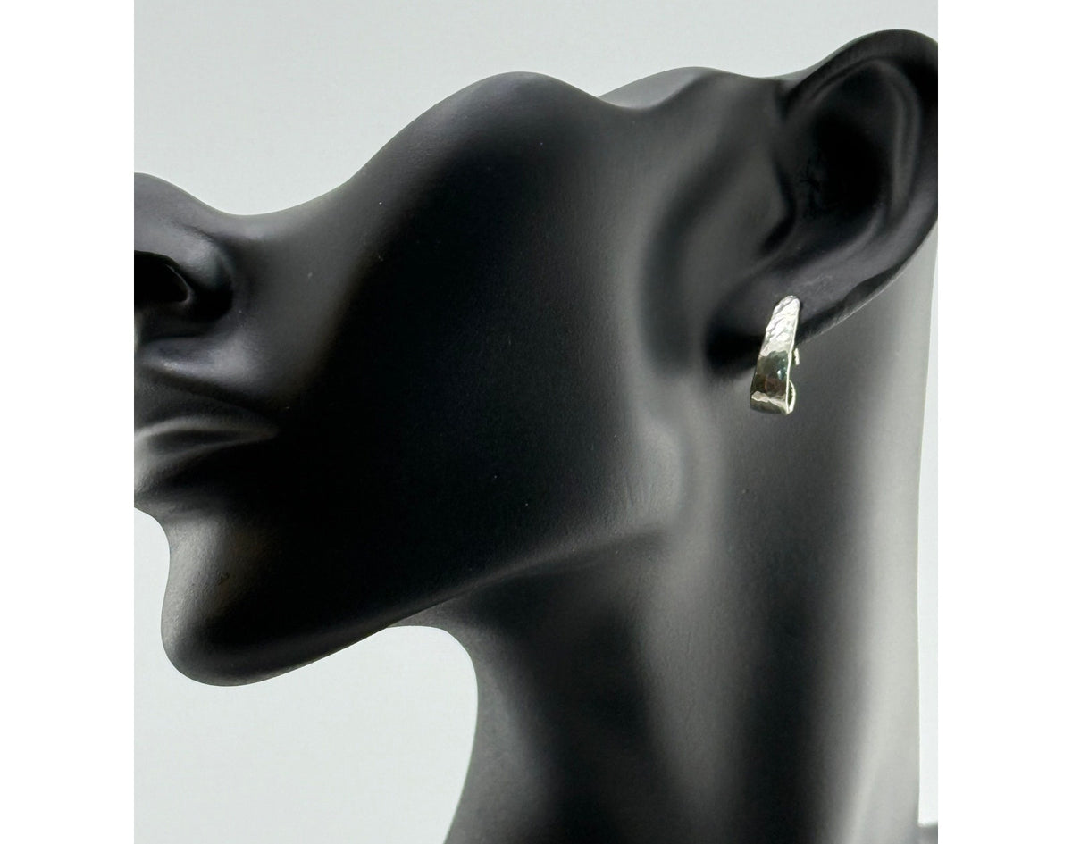 Silpada 'revitalize' Sterling Silver J-Hoop Earrings