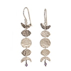 Alison Morse Moon Phase Earrings in Sterling Silver