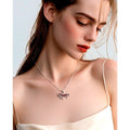 Sterling Silver Purple Horse Pendant Necklace - Sarasotabydesign