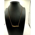 Vintage Dyadema GP Sterling Silver Mama Necklace