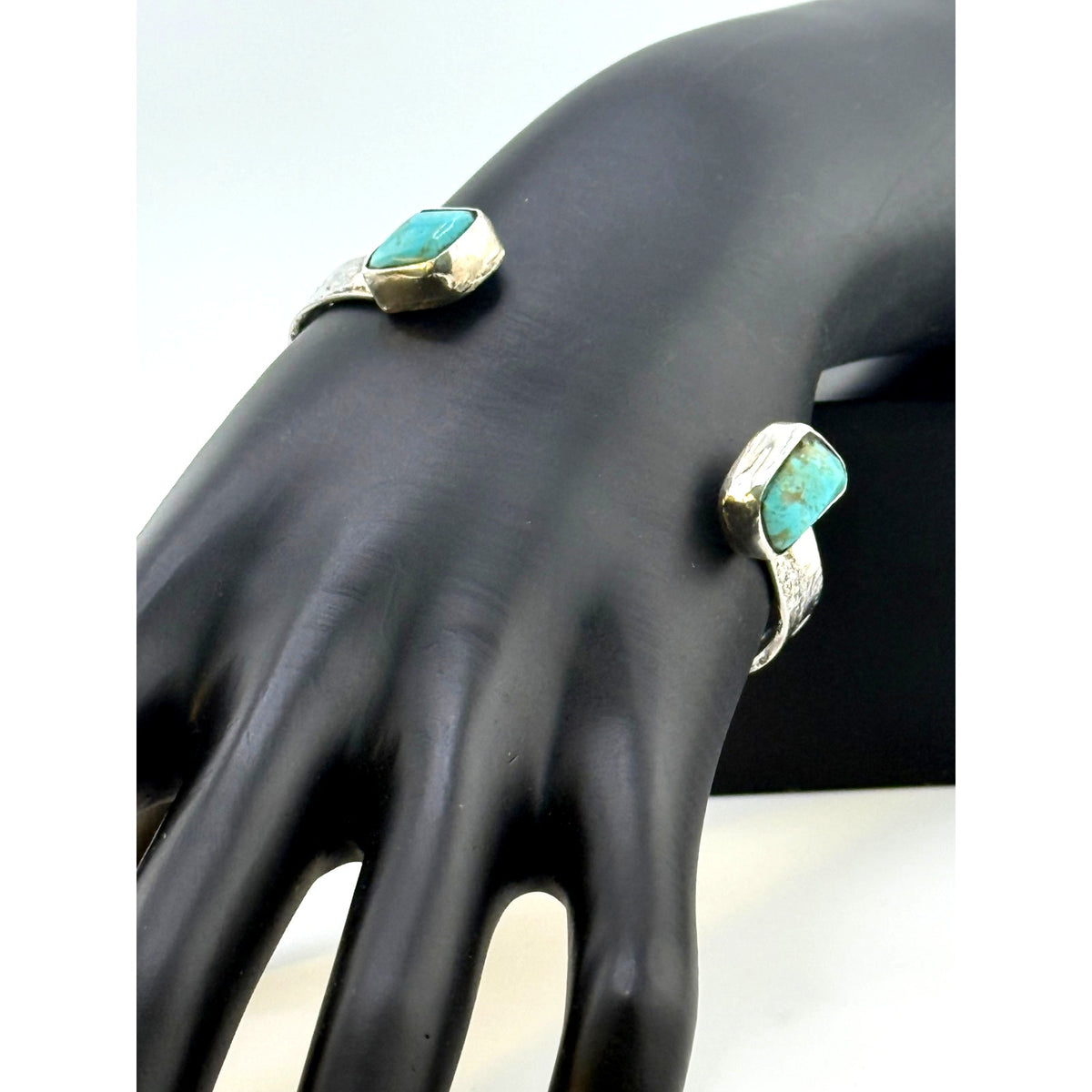 Zuni Sterling Kingman Turquoise Bracelet Jude Candelaria