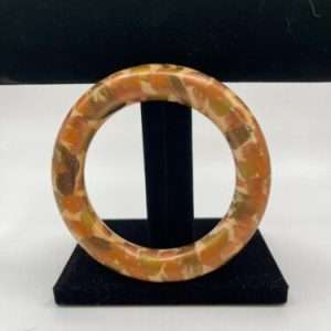 Vintage Camo-colored Bangle Bracelet