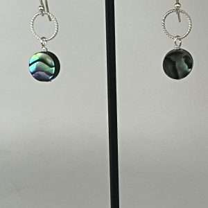 Barse 'Loop De Loop' Abalone Earrings