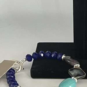 Barse 'Peacock' Multi-Stone Bracelet