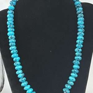 Native American Tumbled Howlite Necklace