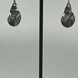 Silpada 'Instant Classic' Wrinkled dangle Textured Sterling Silver Earrings