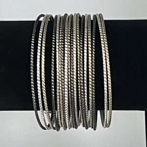 Three Color String Cuff Bracelet