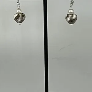 Nadine Leo Mississippi River Pearl Co Sterling Silver Pearl Earrings