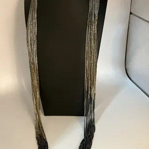 Tri-Tone 32 inch Chain Necklace
