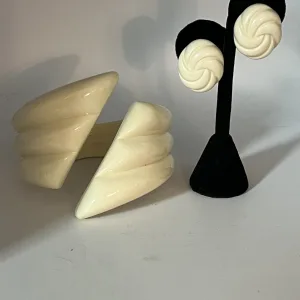 Vintage Design JO West Germany Bangle and Earring Set