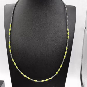 Vintage 925 Sterling Silver Mixed Stone Choker Necklace