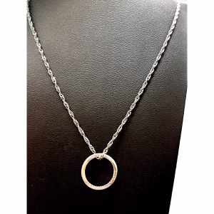 Scarce Early 925 Sterling Silver Kiera Pendant Necklace
