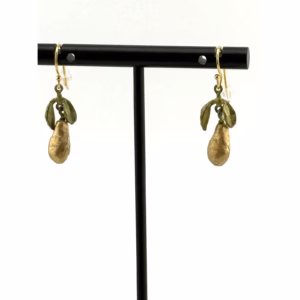 Michael Michaud Golden Pear Earrings