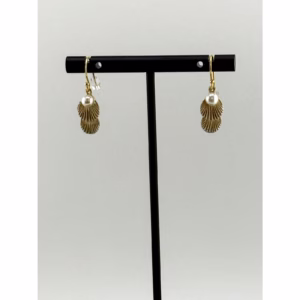 Michael Michaud Sea Scallop Petite Wire Earrings