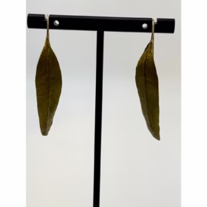 Michael Michaud Eucalyptus Leaf Wire Earrings