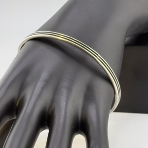 Sterling Silver Mexico Bangle Bracelet Signed