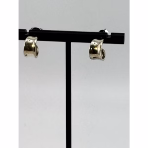 925 Sterling Silver Hoop Huggie Earrings