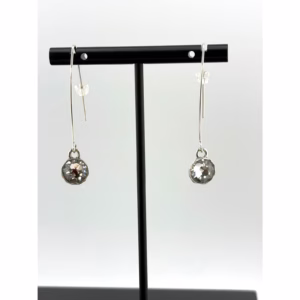 Silpada 'fresh' Sterling Silver Crystal Drop Earrings