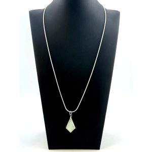 925 Sterling Silver Pyrite Mexico Pendant Necklace