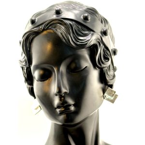 Karine Sultan Sterling Double Square Stud Earrings