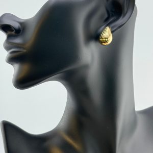 Jessica Matrasko Gold Filled Shell Stud Earrings